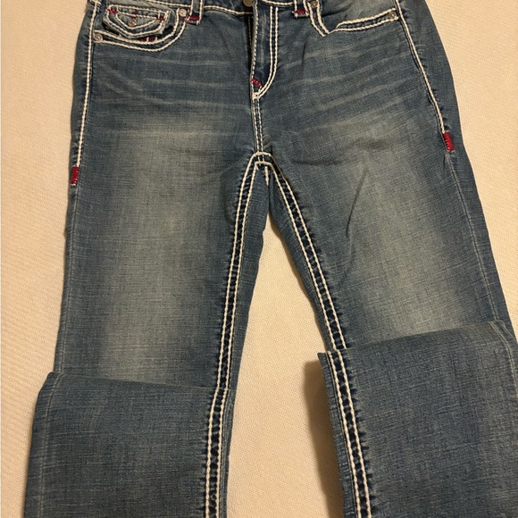 True Religion Women's Denim Jeans with Red Stitching - Picture 8 of 16